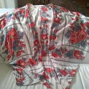 Floral kimono, anthro, Kimchee Blue